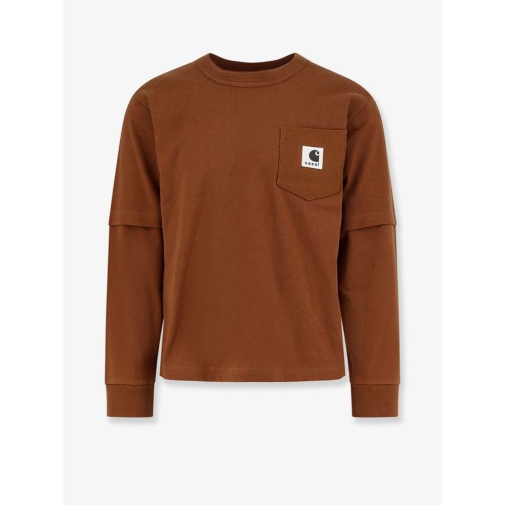 Sacai X Carhartt Wip Men Carhartt Wip Cotton Jersey L/S T-Shirt
